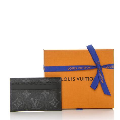 louis vuitton card holder monogram eclipse|Louis Vuitton 55 keepall.